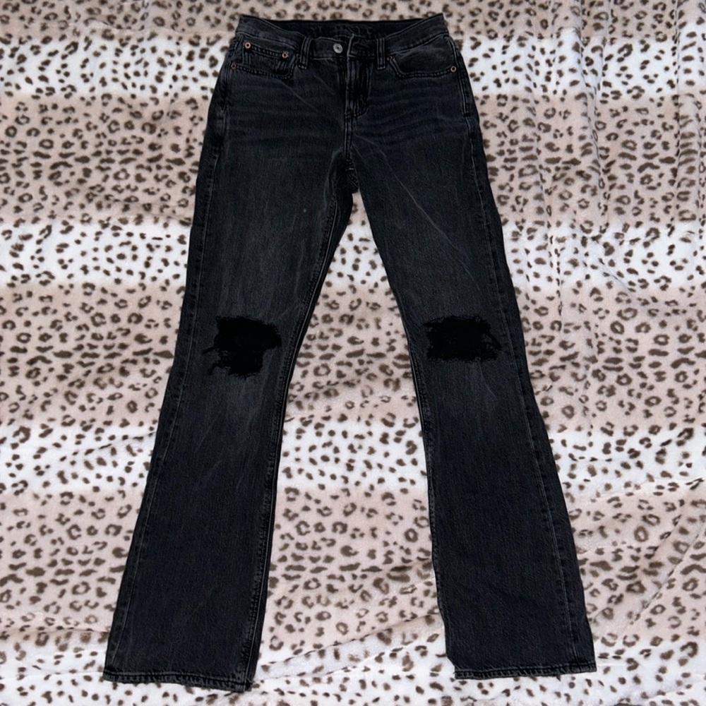 American eagle 90’s bootcut black jeans